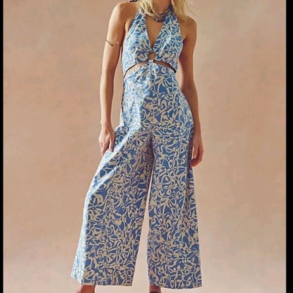Free People Kira jumpsuit, large - Picture 1 of 13